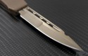 Microtech Knives Custom Tan Halo V S/E Automatic OTF S/A Knife (4.6in Color Coated Plain) HALO-C-DT - Additional View