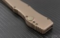 Microtech Knives Custom Tan Halo V S/E Automatic OTF S/A Knife (4.6in Color Coated Plain) HALO-C-DT - Additional View