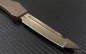 Microtech Knives Custom Tan Halo V T/E Automatic OTF S/A Knife (4.6in Color Coated Plain) HALO-C-TE-DT - Additional View