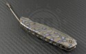 Microtech Knives Custom Titanium Anax S/E Folder Knife (3.5in Damascus Plain) VNT-0142 - Additional View