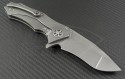 Microtech Knives Custom Titanium Star Lord S/E Flipper Knife (3.75in Apocalyptic Plain ELMAX) MTC-0015 - Back