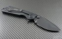 Microtech Knives DOC S/E Flipper Knife (3.875in Black Plain ELMAX) 153-1T - Back