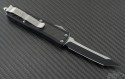 Microtech Knives Daytona T/E Automatic OTF D/A Knife (2.95in Black Plain S30-V) 127-1 - Back