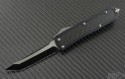 Microtech Knives Daytona T/E Automatic OTF D/A Knife (2.95in Black Plain S30-V) 127-1 - Front