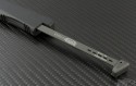 Microtech Knives Exodus T/E Automatic OTF S/A Knife (3.25in DLC Plain CPM-154) VNT-0117 - Additional View