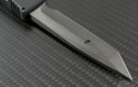Microtech Knives Exodus T/E Automatic OTF S/A Knife (3.25in DLC Plain CPM-154) VNT-0117 - Additional View