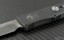 Microtech Knives Exodus T/E Automatic OTF S/A Knife (3.25in DLC Plain CPM-154) VNT-0117 - Additional View