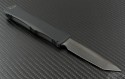 Microtech Knives Exodus T/E Automatic OTF S/A Knife (3.25in DLC Plain CPM-154) VNT-0117 - Back