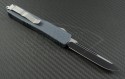 Microtech Knives Gray Ultratech S/E Automatic OTF D/A Knife (3.44in Black Plain ELMAX) 121-1GY - Back