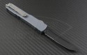 Microtech Knives Gray Ultratech T/E Automatic OTF D/A Knife (3.44in DLC Part Serr ELMAX) 123-2GY - Back