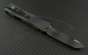 Microtech Knives Green Camo Scarab T/E Automatic OTF D/A Knife (3.44in Color Coated Plain ELMAX) 177-1GC - Back