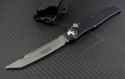 Microtech Knives Halo V T/E Automatic OTF S/A Knife (4.6in Apocalyptic Plain ELMAX) 150-10AP - Front