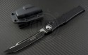Microtech Knives Halo V T/E Automatic OTF S/A Knife (4.6in Black Plain ELMAX) 150-1T-2015 - Front