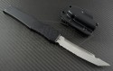 Microtech Knives Halo V T/E Automatic OTF S/A Knife (4.6in Stonewashed Part Serr N690) 150-11-2015 - Back