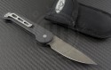 Microtech Knives LUDT S/E Automatic Folder S/A Knife (3.4in Damascus Plain ) VNT-0141 - Back