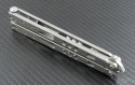 Microtech Knives Metal Tachyon II T/E Butterfly Knife (4.5in Satin Plain 154-CM) 172-4 - Additional View
