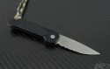 Microtech Knives Mini UDT S/E Automatic Folder S/A Knife (2.25in Bead Blasted Part Serr ELMAX) 155-8 - Back