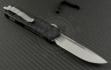 Microtech Knives Navy Scarab S/E Automatic OTF D/A Knife (3.44in Satin Plain ELMAX) 182-4 - Back