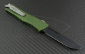 Microtech Knives OD Green Troodon S/E Automatic OTF D/A Knife (3.1in DLC Plain CTS-XHP) 139-1OD - Back