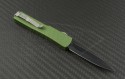 Microtech Knives OD Green UTX-70 D/E Automatic OTF D/A Knife (2.41in Black Plain ELMAX) 147-1OD - Back
