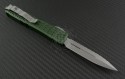 Microtech Knives OD Green Ultratech D/E Automatic OTF D/A Knife (3.44in Bead Blasted Serr ELMAX) 122-9OD-TRI - Back