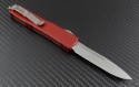Microtech Knives Orange Ultratech S/E Automatic OTF D/A Knife (3.44in Stonewashed Plain ELMAX) 121-10OR - Back