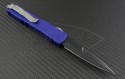 Microtech Knives Purple Ultratech D/E Automatic OTF D/A Knife (3.44in Black Plain ELMAX) 120-1PU - Back
