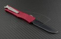 Microtech Knives Red Troodon S/E Automatic OTF D/A Knife (3.1in DLC Plain CTS-XHP) 139-1RD-DLC - Back