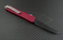 Microtech Knives Red Ultratech S/E Automatic OTF D/A Knife (3.44in DLC Plain ELMAX) 121-1RD - Back