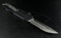 Microtech Knives Scarab D/E Automatic OTF D/A Knife (3.44in Satin Part Serr ELMAX) 180-5 - Back
