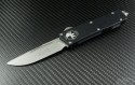 Microtech Knives Scarab S/E Automatic OTF D/A Knife (3.44in Bead Blasted Plain ELMAX) 176-7 - Front