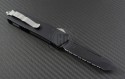 Microtech Knives Scarab T/E Automatic OTF D/A Knife (3.44in DLC Serr ELMAX) 177-3 - Back