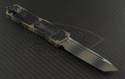 Microtech Knives Tan Camo Scarab T/E Automatic OTF D/A Knife (3.44in Color Coated Plain ELMAX) 179-1TC - Back