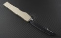 Microtech Knives Tan Halo V T/E Automatic OTF S/A Knife (4.6in Black Plain N690) 150-1TAT - Back