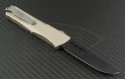 Microtech Knives Tan Troodon S/E Automatic OTF D/A Knife (3.1in DLC Plain CTS-XHP) 139-1TA - Back