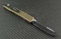 Microtech Knives Tan Ultratech S/E Automatic OTF D/A Knife (3.44in Black Plain ELMAX) 121-1TA-TRI - Back