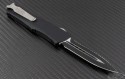 Microtech Knives Troodon D/E Automatic OTF D/A Knife (3.1in Black Serr S30-V) 138-3-2014 - Back