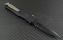 Microtech Knives Troodon D/E Automatic OTF D/A Knife (3.1in DLC Plain ELMAX) 138-1-DLC - Back