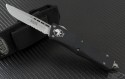 Microtech Knives Troodon S/E Automatic OTF D/A Knife (3.1in Stonewashed Part Serr S35-VN) 139-11-2012 - Front