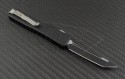 Microtech Knives UTX-70 T/E Automatic OTF D/A Knife (2.41in Black Plain S30-V) VNT-0134 - Back