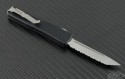 Microtech Knives UTX-70 T/E Automatic OTF D/A Knife (2.41in Satin Serr ELMAX) 149-6 - Back