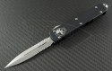 Microtech Knives Ultratech D/E Automatic OTF D/A Knife (3.44in Bead Blasted Part Serr ELMAX) 122-8 - Front