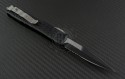 Microtech Knives Ultratech D/E Automatic OTF D/A Knife (3.44in Black Part Serr ELMAX) 120-2-TRI - Back