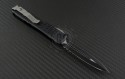 Microtech Knives Ultratech D/E Automatic OTF D/A Knife (3.44in Black Part Serr ELMAX) 122-2-TRI - Back