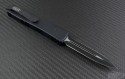 Microtech Knives Ultratech D/E Automatic OTF D/A Knife (3.44in Black Serr ELMAX) VNT-0127 - Back