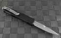 Microtech Knives Ultratech D/E Automatic OTF D/A Knife (3.44in Stonewashed Part Serr S35-VN) 120-11 - Back