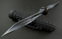 Microtech Knives Urban Camo Jagdkommando D/E Fixed Knife (7.1in Color Coated Plain) 105-1UC - Front
