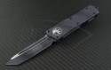 Microtech Knives Urban Camo Scarab T/E Automatic OTF D/A Knife (3.44in Color Coated Plain ELMAX) 177-1UC - Front