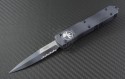 Microtech Knives Urban Camo Ultratech Bayonet Automatic OTF D/A Knife (3.44in Color Coated Part Serr ELMAX) 120-2UC - Front