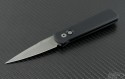 Pro-Tech Godson S/E Automatic Folder S/A Knife (3.1in Bead Blasted Plain 154-CM) PT-720 - Front